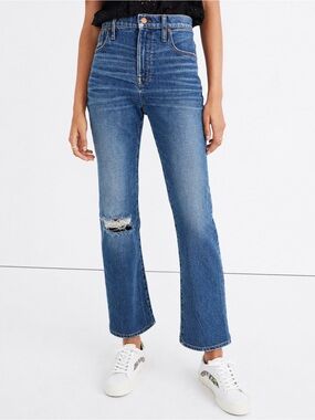 Madewell Slim Demi Boot Jeans Size 32